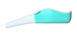 TINKLE BELLE  Urinoir féminin, couleur turquoise et blanc sans trousse