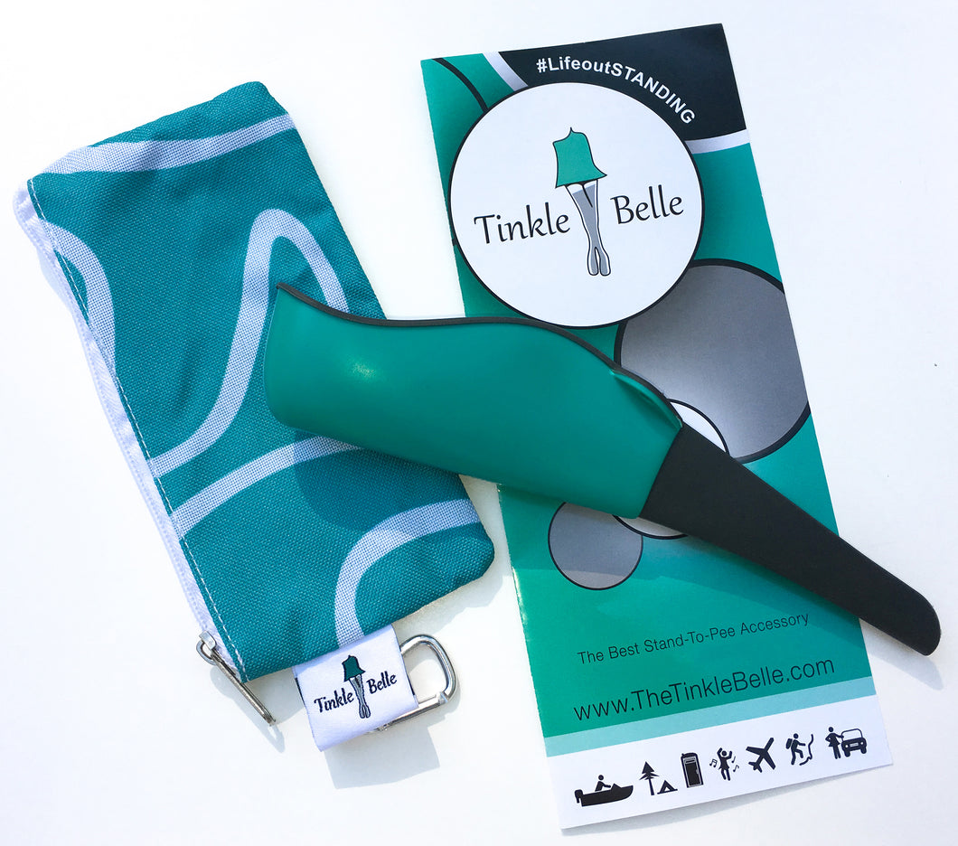 Two teal and grey Tinkle Belles in a bundle. This two pack gives you a discount and saves you money on a great deal.